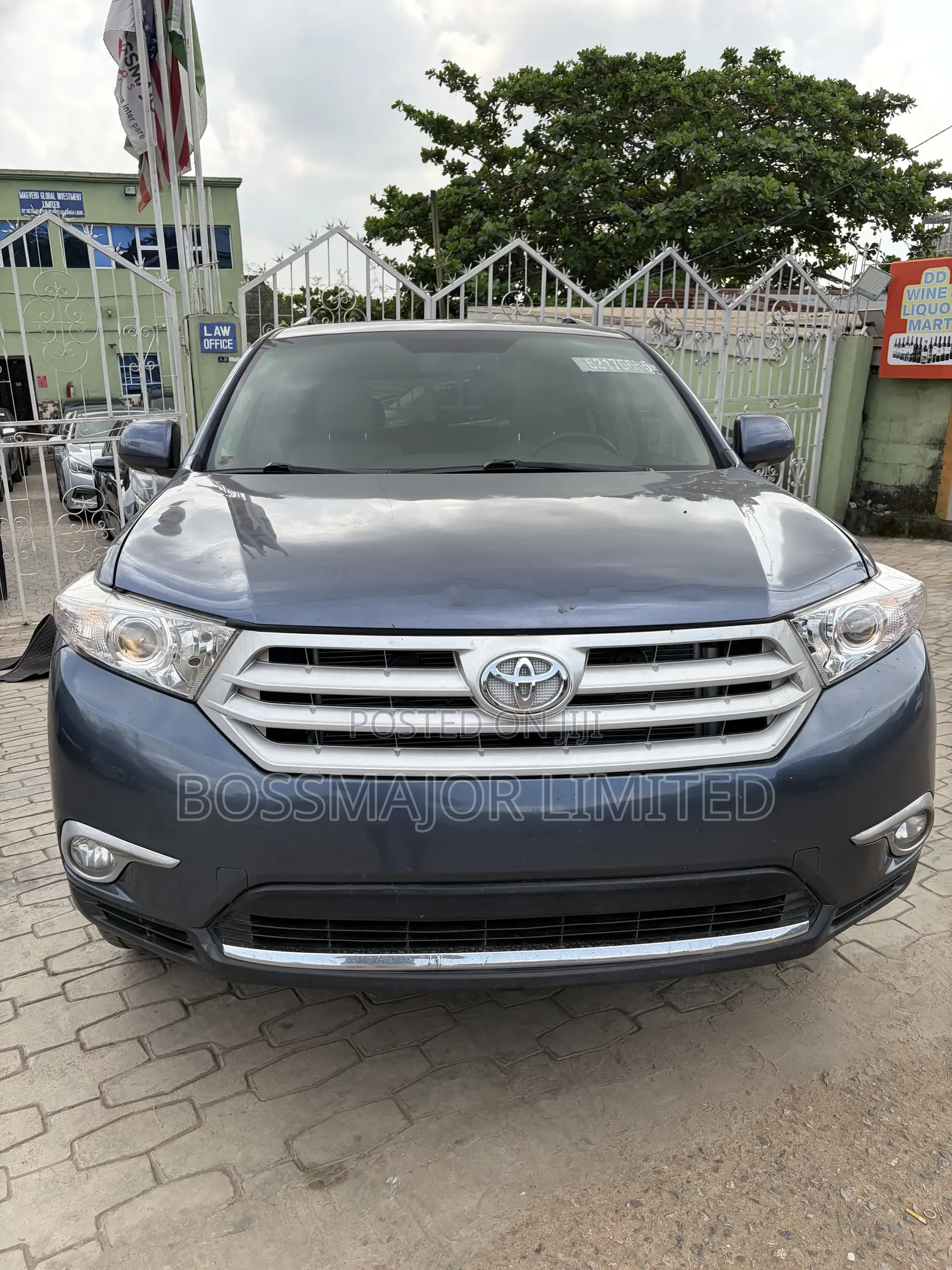 Toyota Highlander Limited 2012 Blue