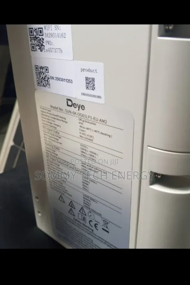 5kwh_48v Deye Luthiun Ion Battery