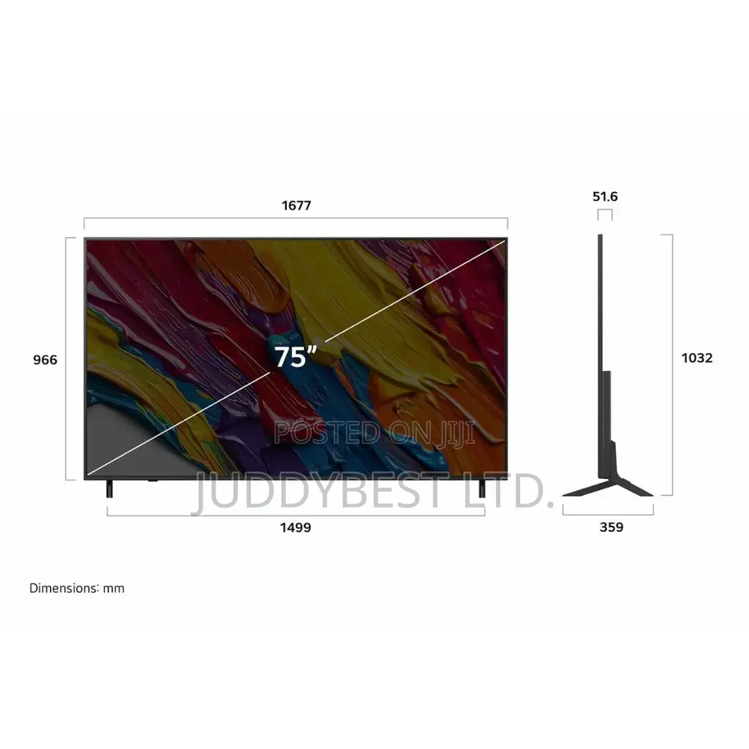 LG TV 75” Qned 4k Smart TV Ai Magic Remote Webos25