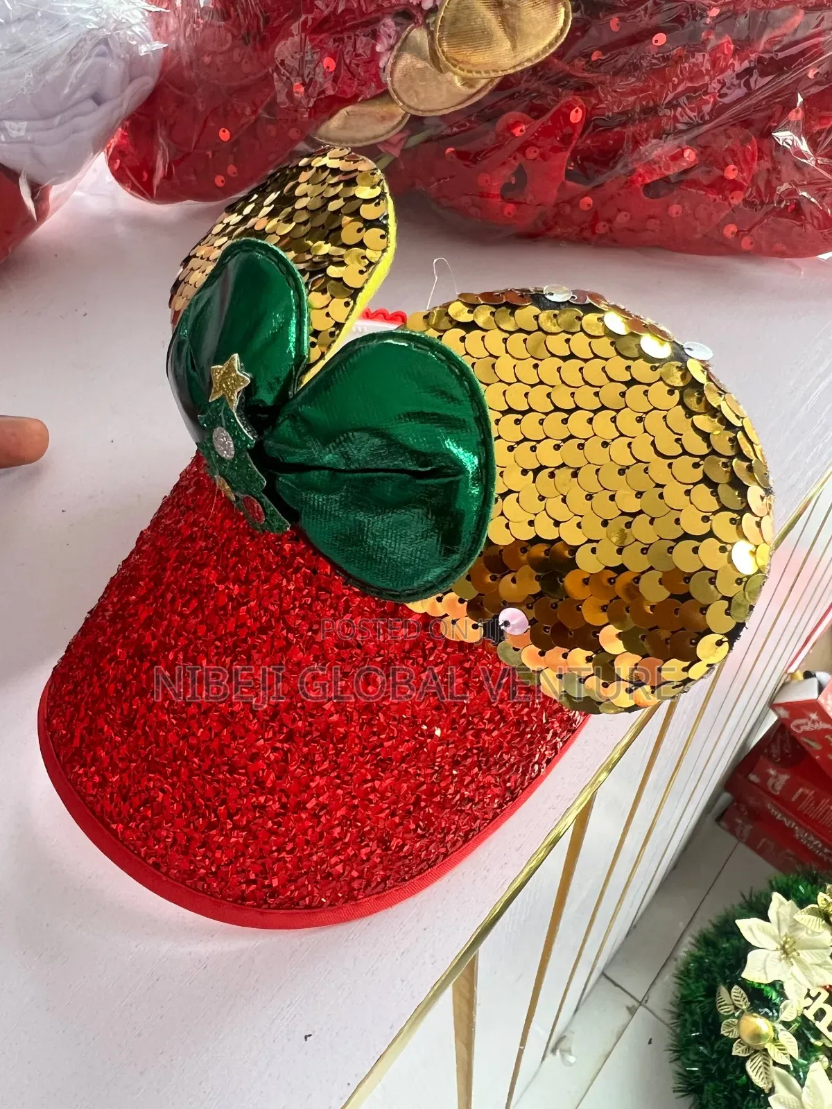 ChChristmas Face Cap