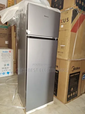 Hisense Double Door Refirgerators, 240l Top Freezer Silver – 240dr