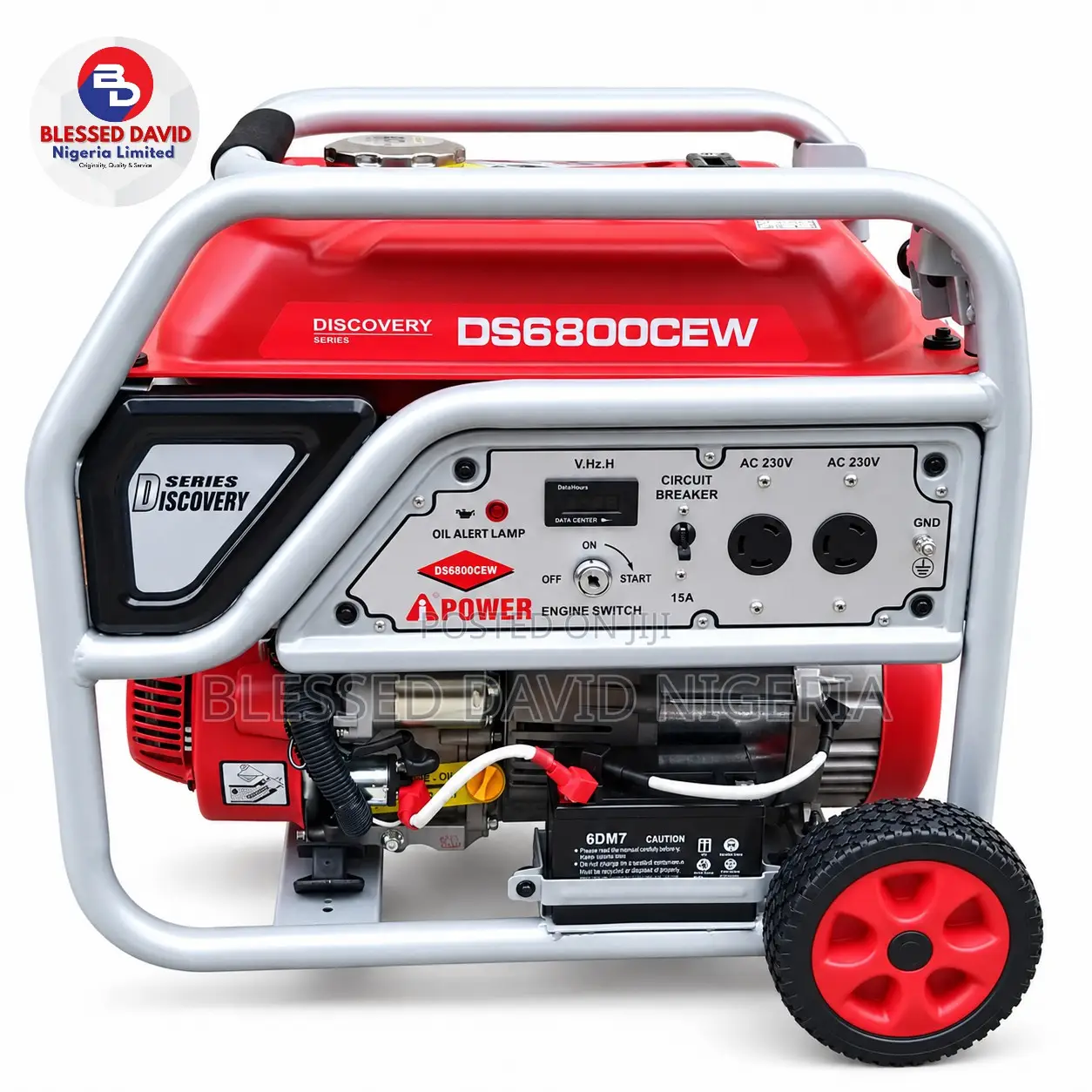 Ipower DS6800CEW 4.0kva Key Start Petrol Generator 100% Copper