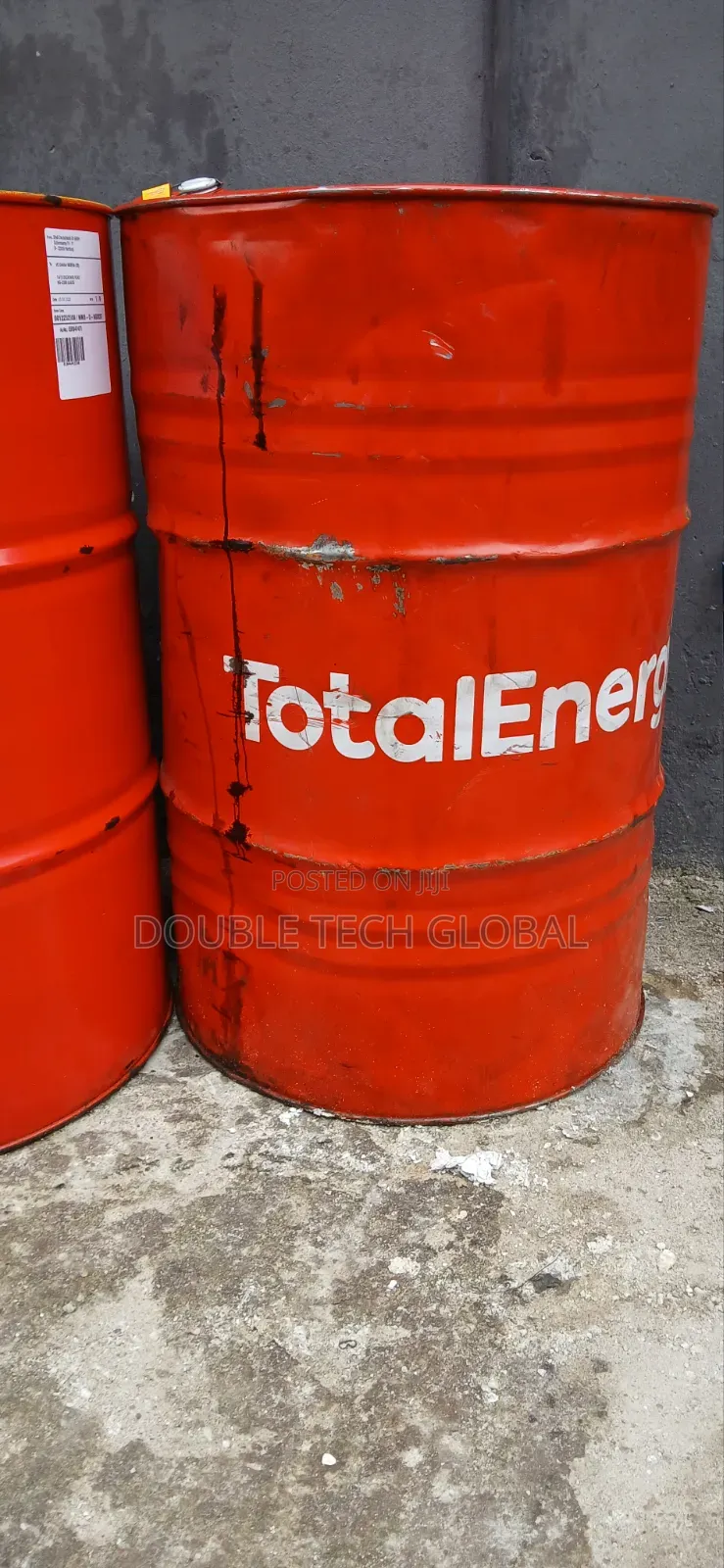 TotalEnergies Oil Drum - 209 Litres - Sealed Drum