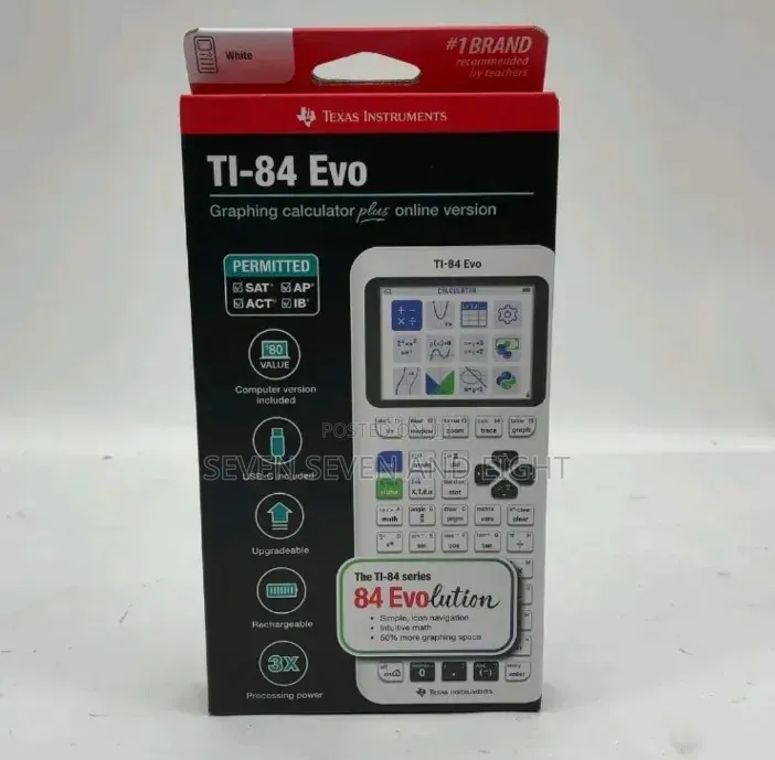 Texas Instruments Ti-84 Evo Graphing Calculator (3× Faster Processor)
