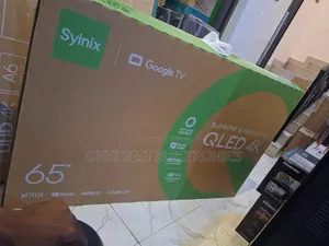 Syinix 65 Inch QLED 4K Google TV Quantum Dot Color, Dolby HIFI 65Q61K