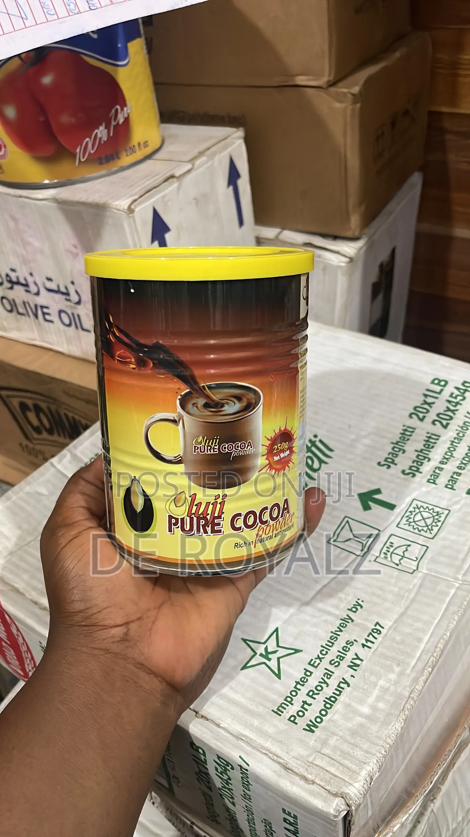 Oluji Pure Cocoa Powder Tin