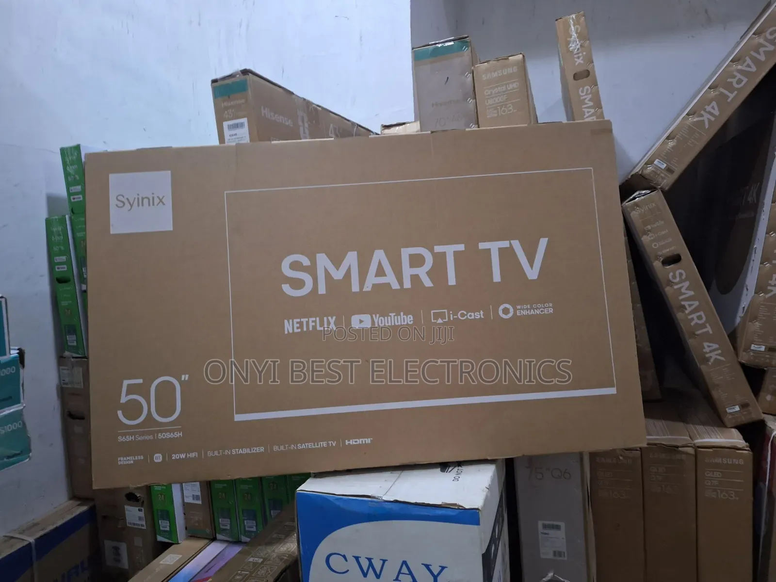 Syinix 50 Inches 4K Ultra HD Android / Smart Television | 50a1s-UHD