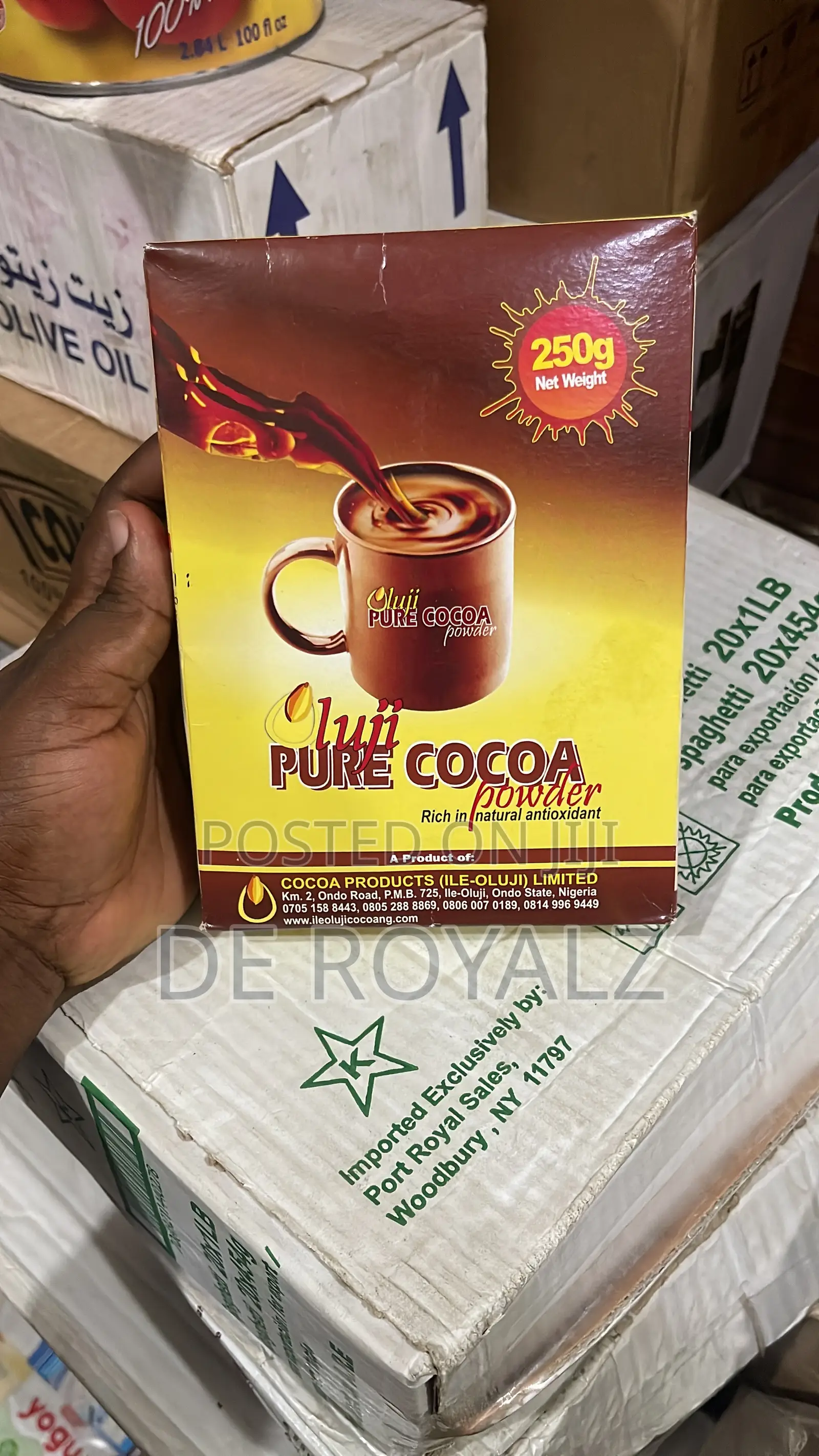Oluji Pure Cocoa Powder Pack
