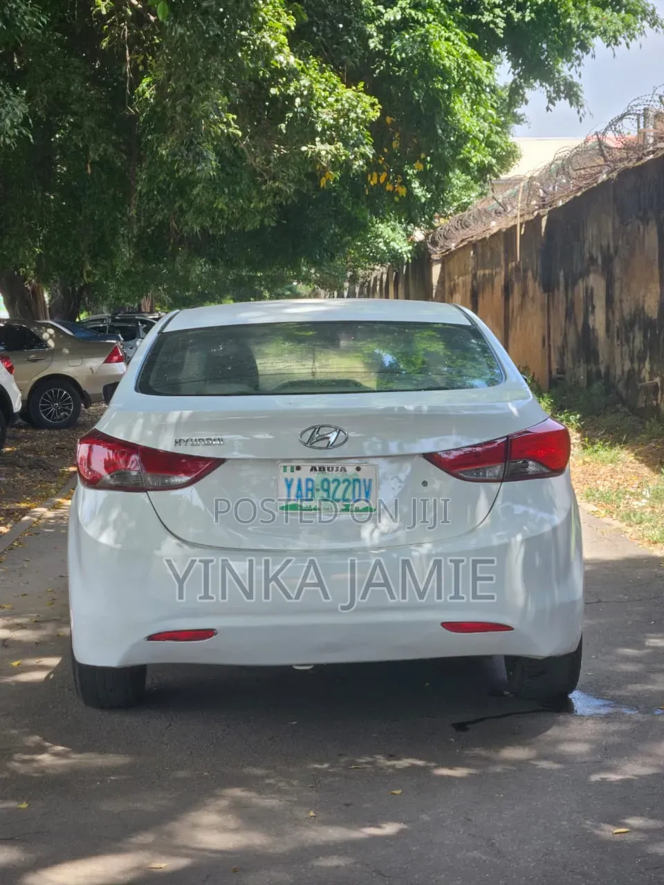 Hyundai Elantra Sport 4dr Sedan (2.0L 4cyl 6M) 2014 White