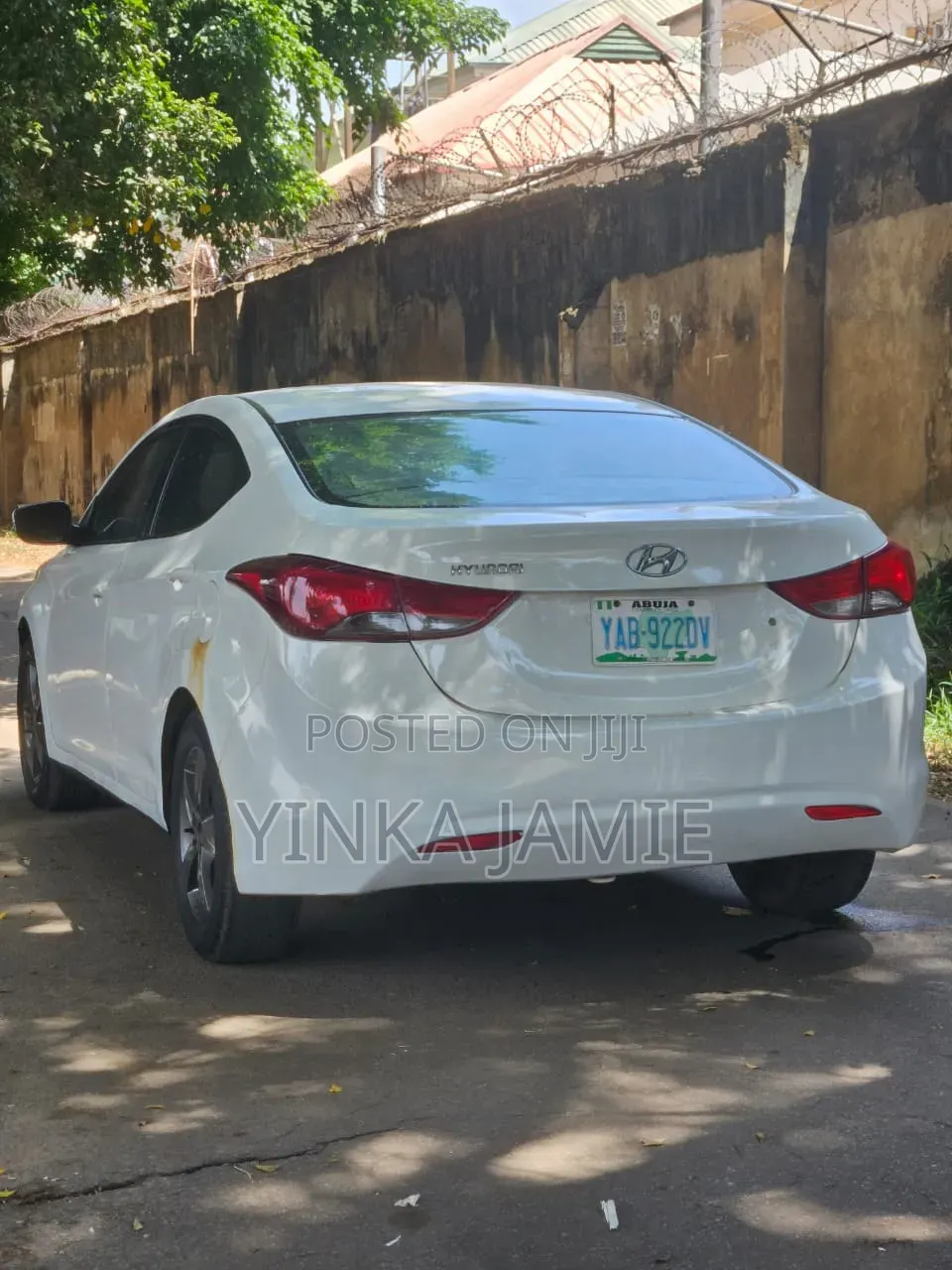 Hyundai Elantra Sport 4dr Sedan (2.0L 4cyl 6M) 2014 White