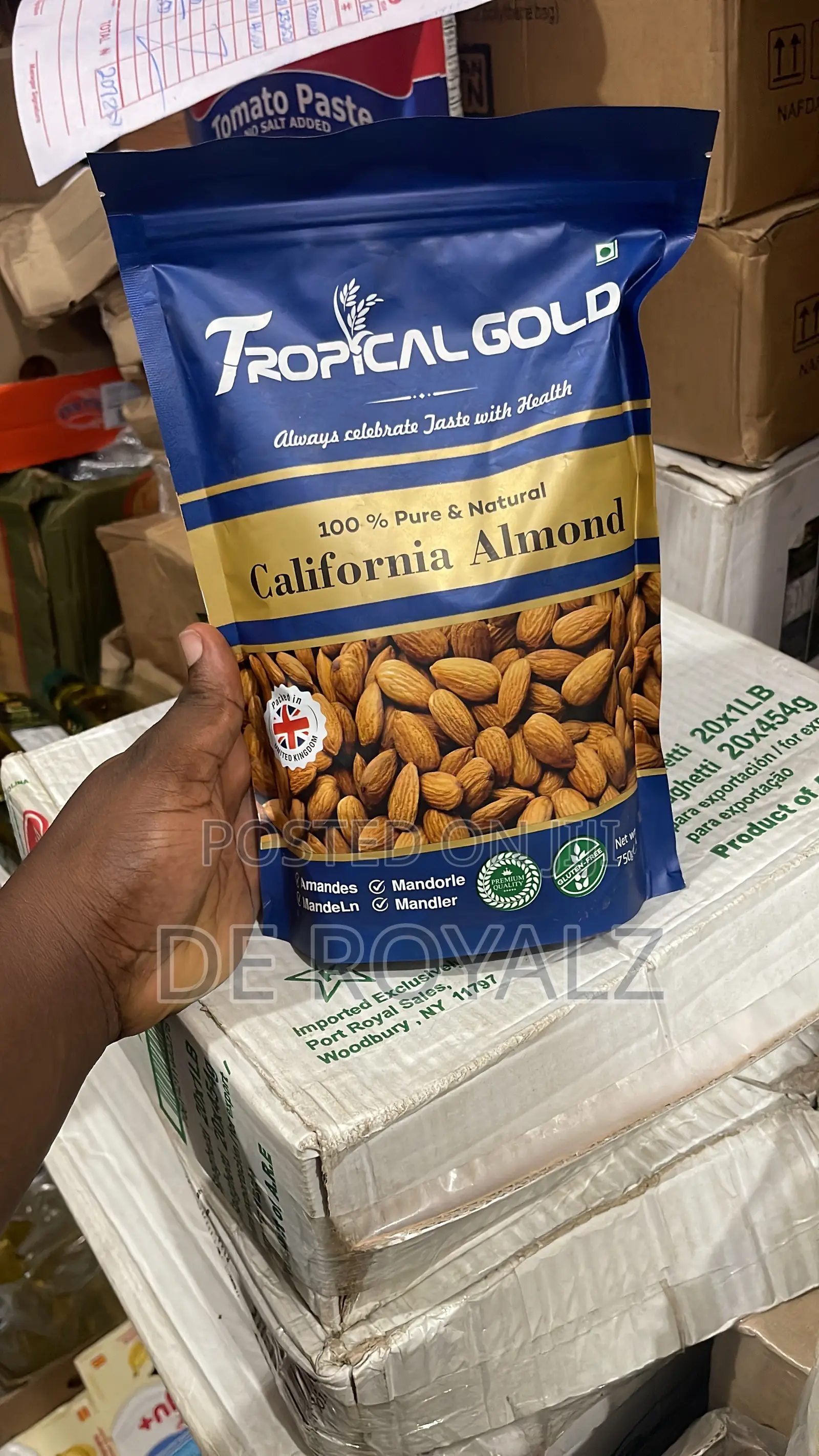 Tropical Gold California Almond 750g