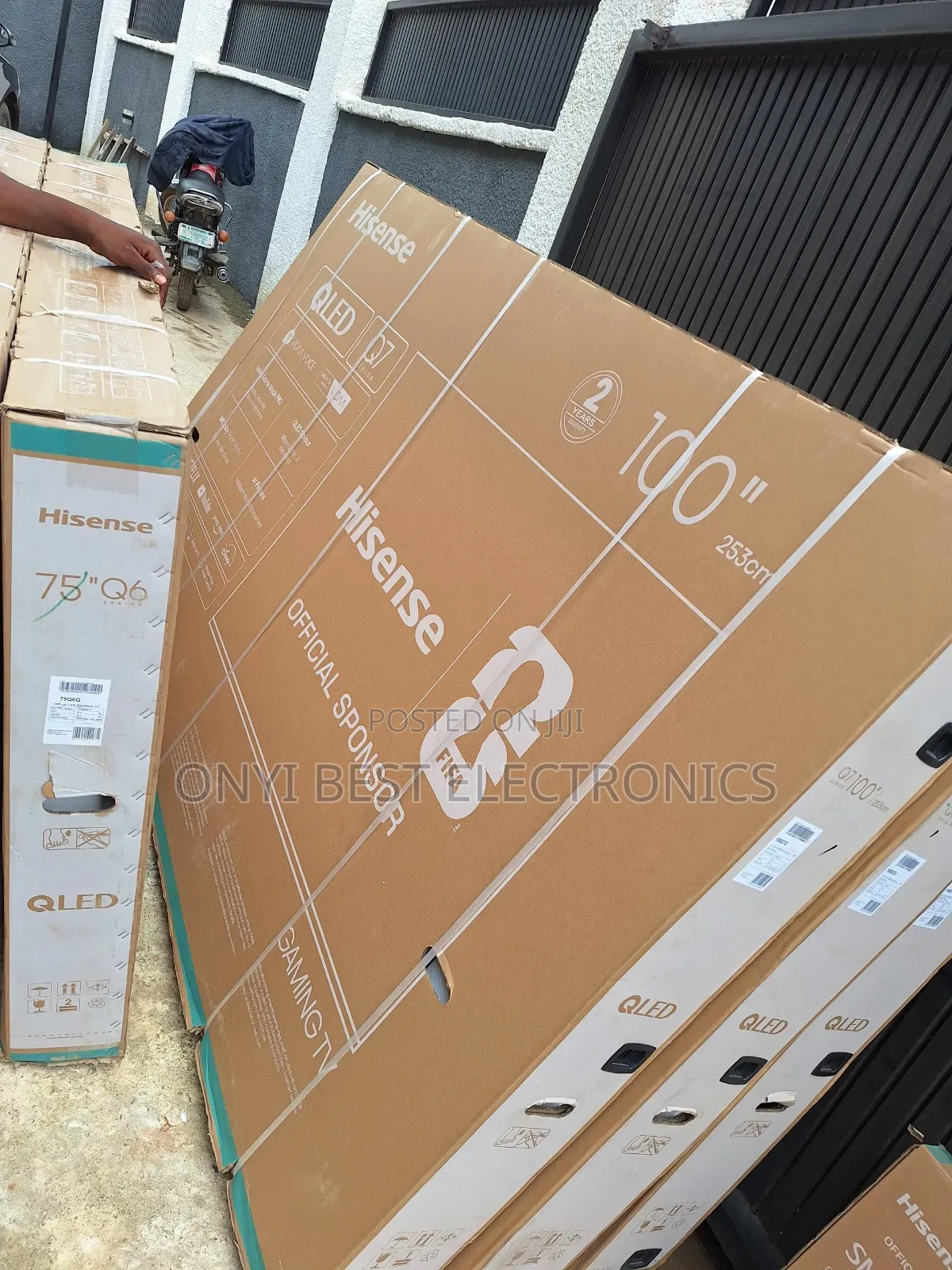 Hisense Ai Qled 4k Smart Led TV 144hz HDR Dolby Iq 100q7q
