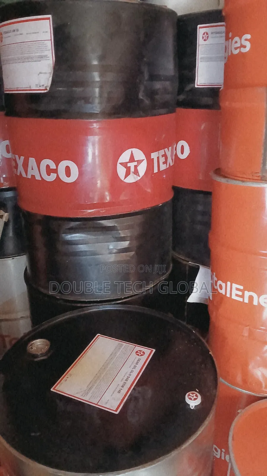 Original Texaco Oil Drum - 209 Litres - Industrial Oil