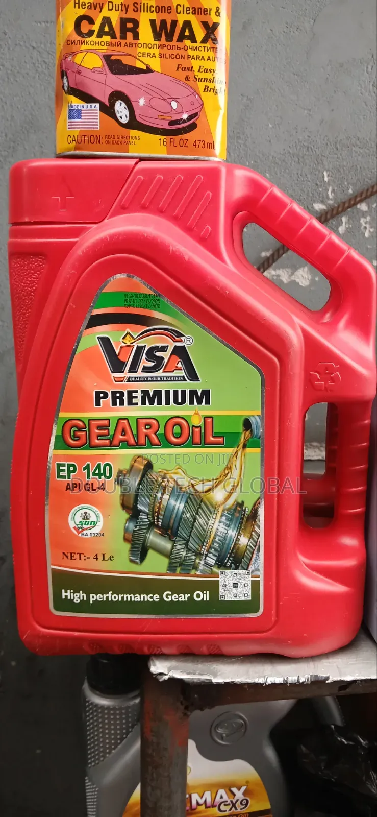Visa Premium Gear Oil EP 140 API GL-4 - 4 Litres