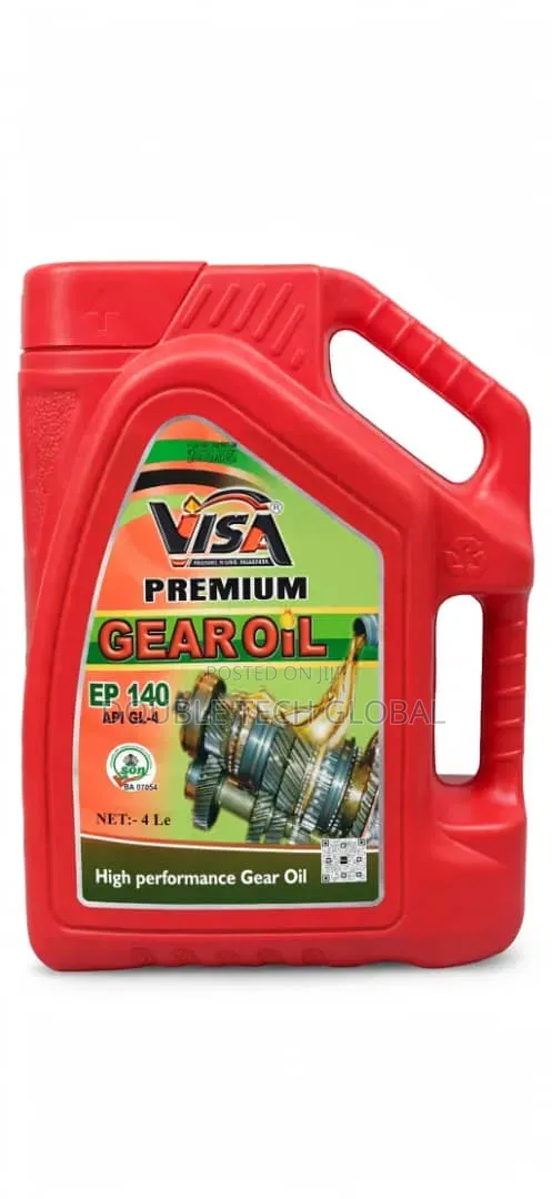 Visa Premium Gear Oil EP 140 API GL-4 - 4 Litres