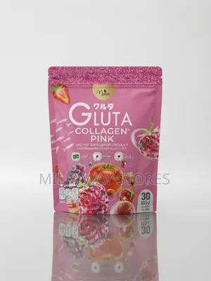 Gluta Collagen Supplement, Pink