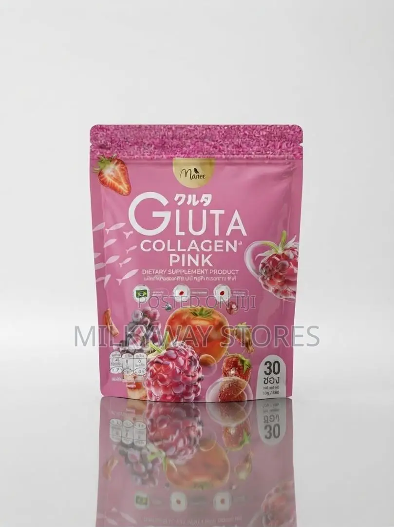 Gluta Collagen Supplement, Pink