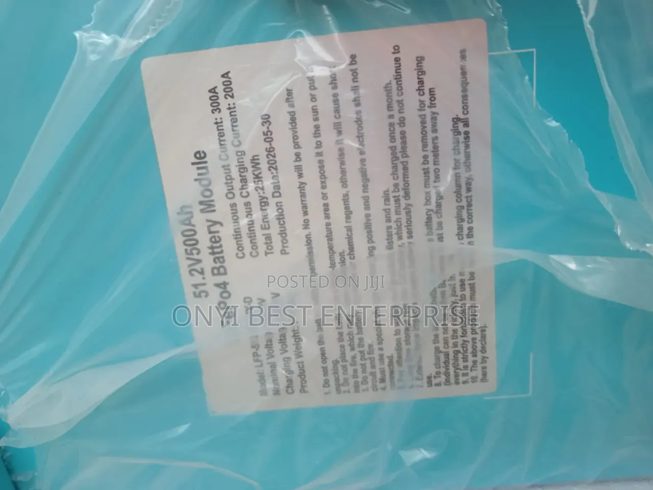 Africell Lithium Ion Battery 25kwh 48v51.2V Available