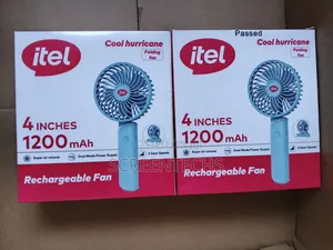 Itel USB Type-C Hand Held Portable Rechargeable Fan