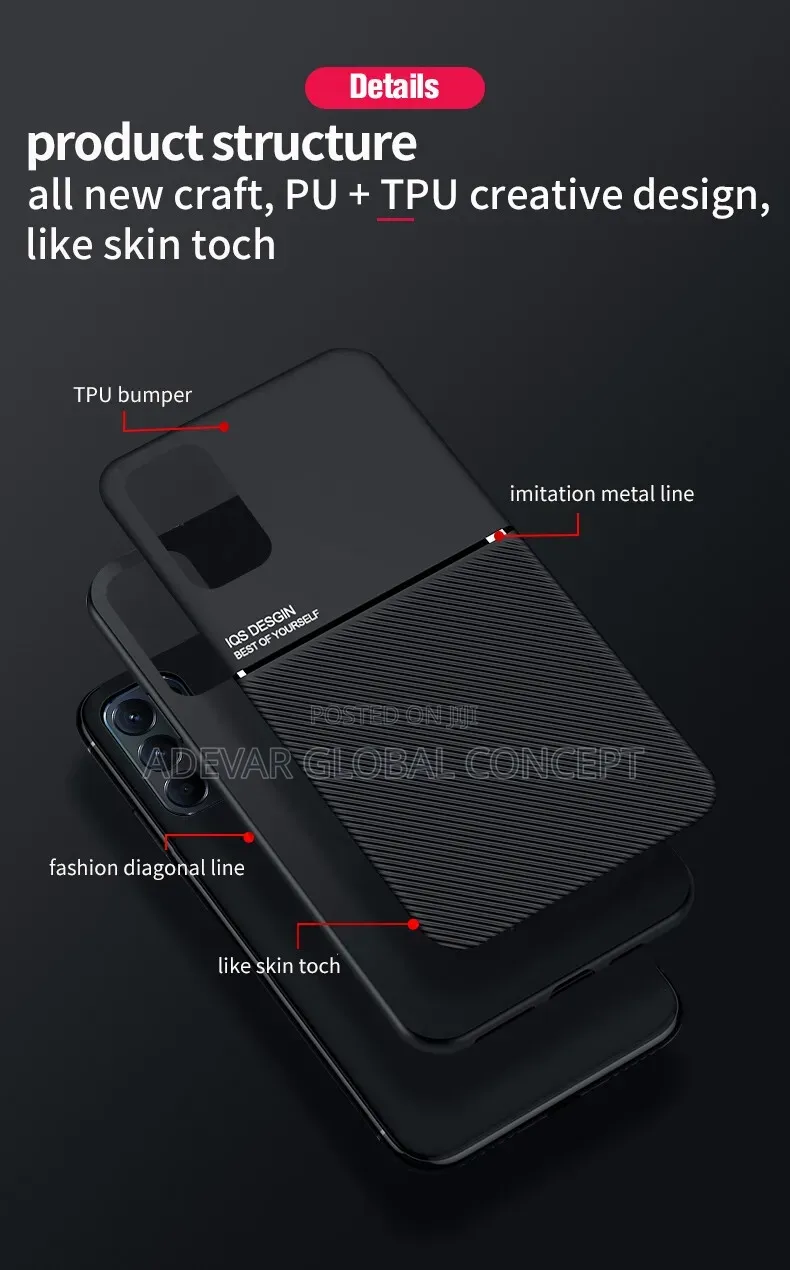 Lenuo for OPPO Reno5 5G / Reno5 K TPU+PC Phone Case