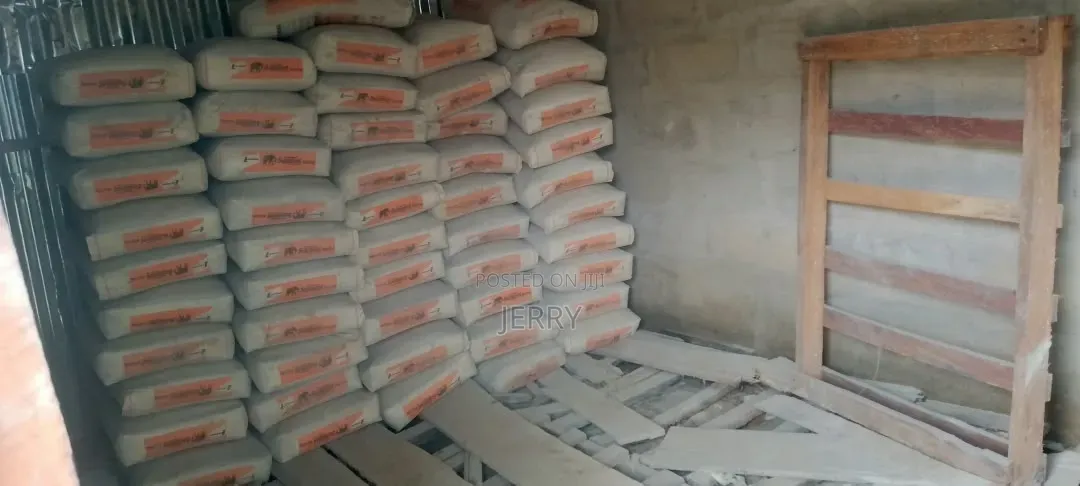 Bag's of Cement at Oyigbo, Portharcourt Timber Market