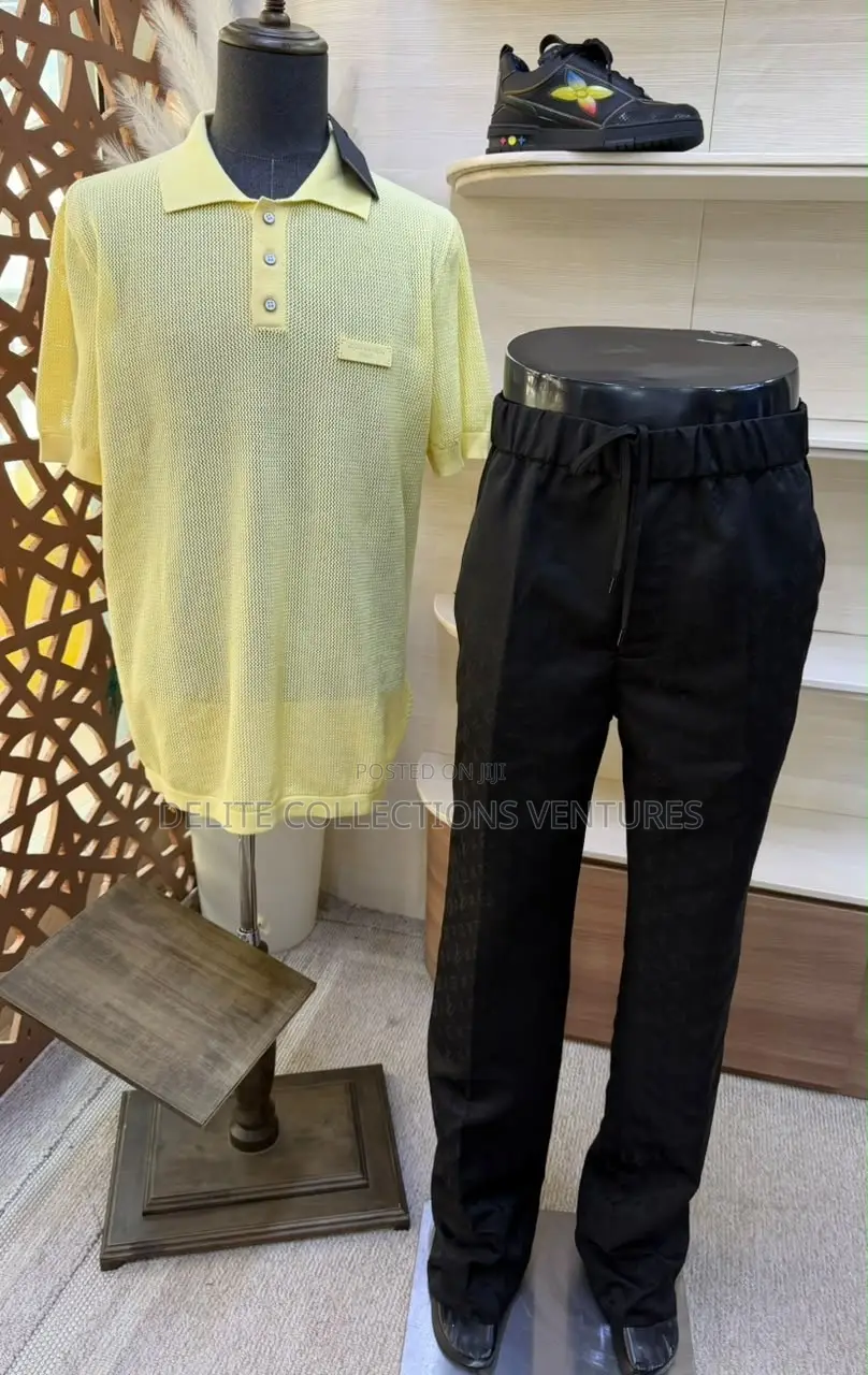Yellow Original Louis Vuitton Polo Available in Store M —— XXL