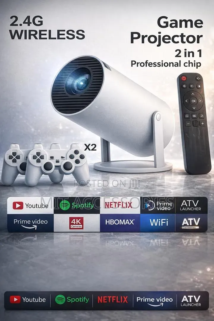 SMART PROJECTOR || YouTube || Netflix || HDMI || AuX | Inbuilt Speaker