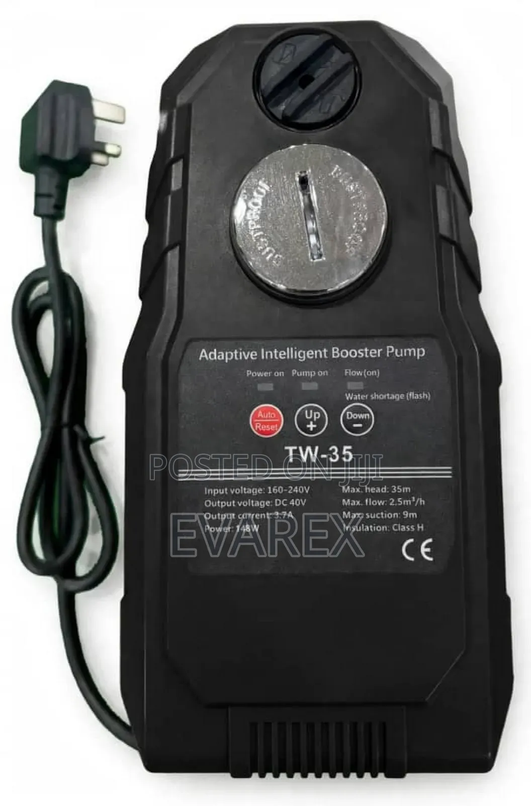 Solar Dc40v Water Booster Pump AC/Dc Black
