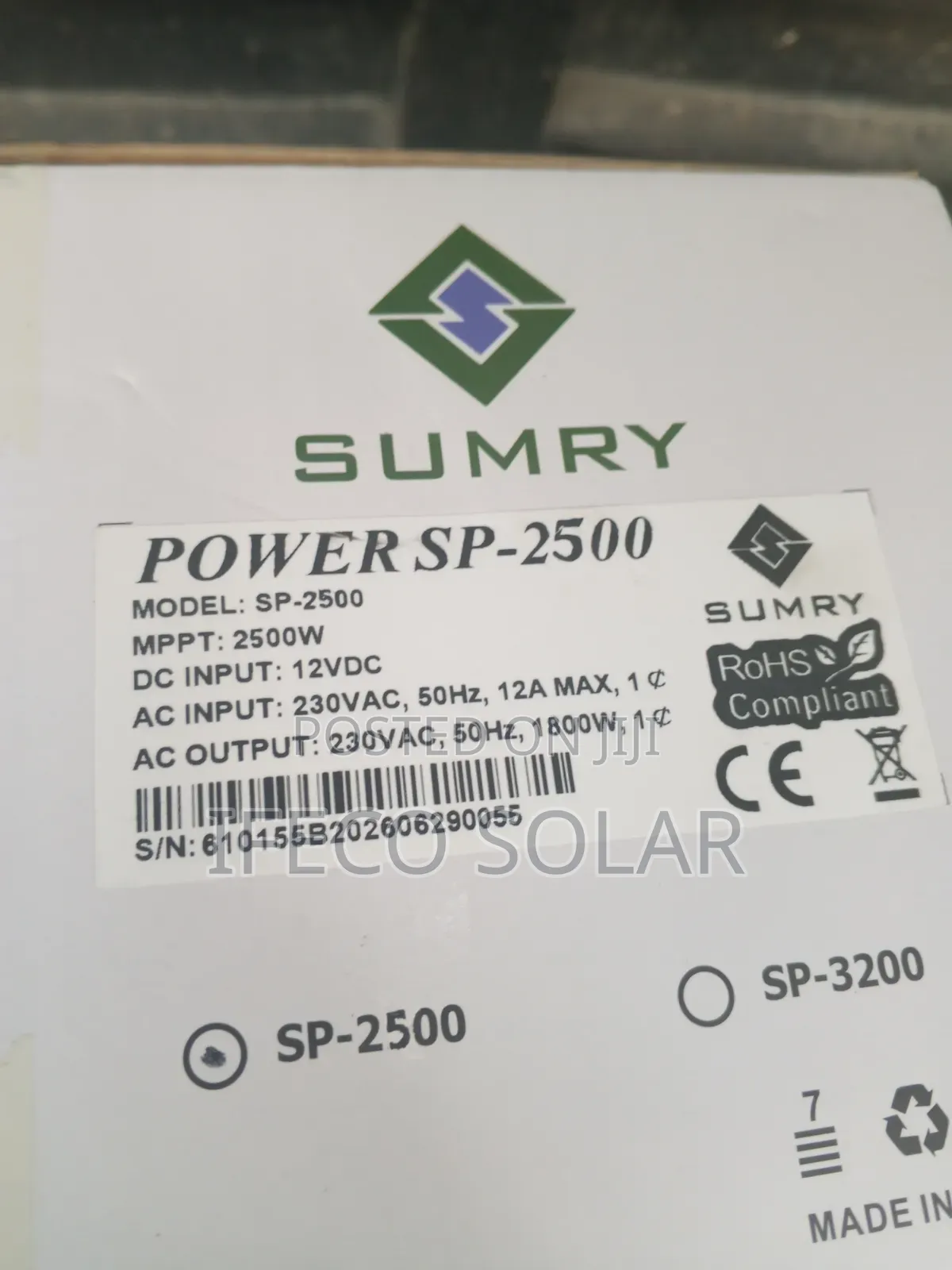 Sumry 2.5kva 12v Solar Inverter