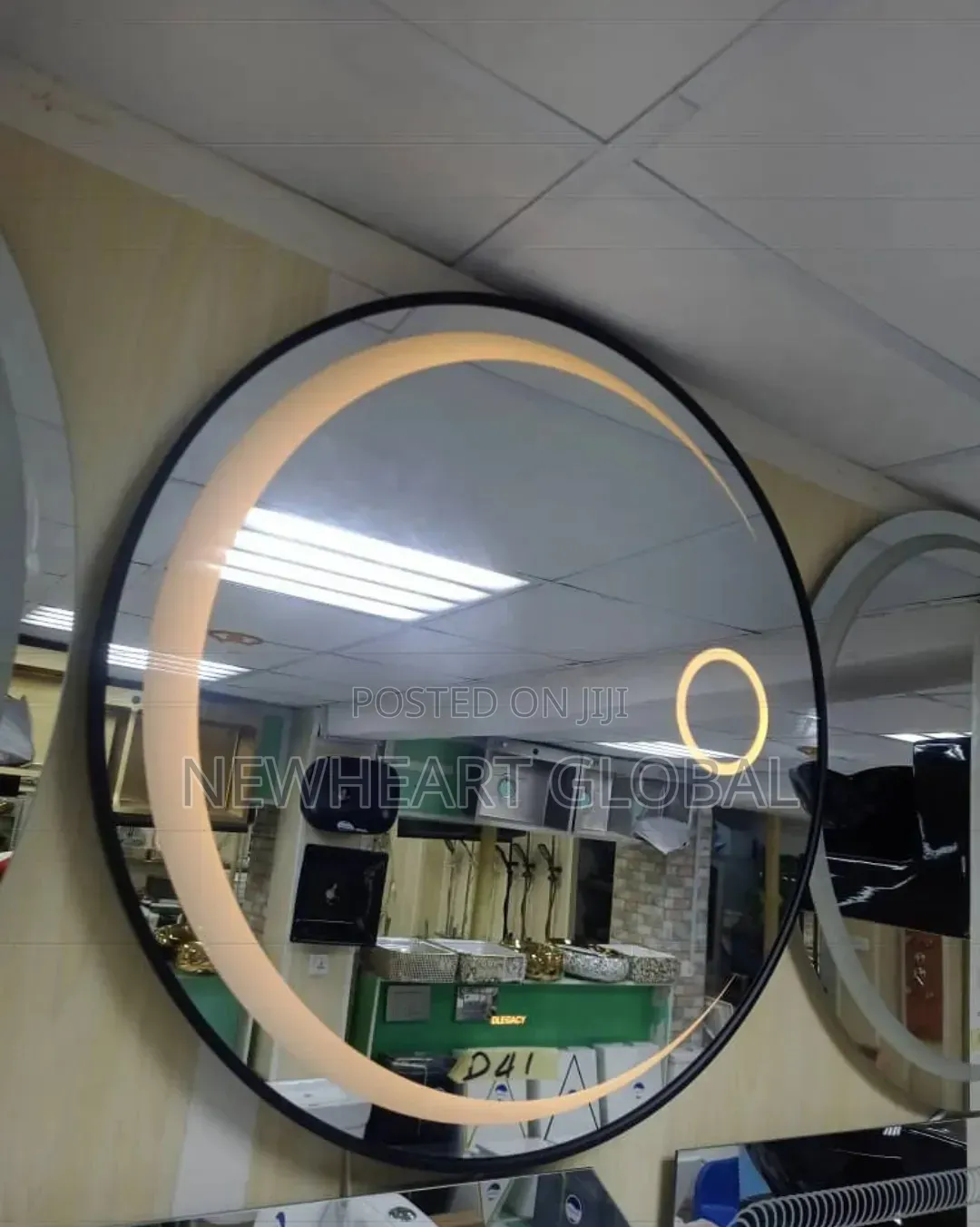Luxury Front and Back Bathroom Mirror With 3 Different Lights
