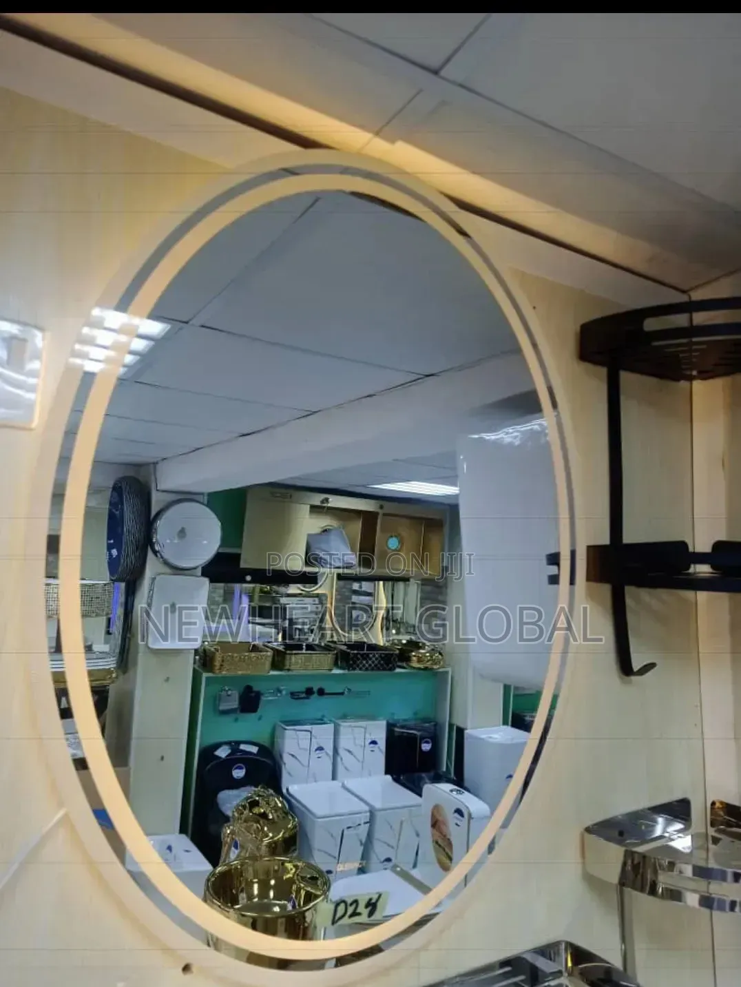 Luxury Front and Back Bathroom Mirror With 3 Different Lights