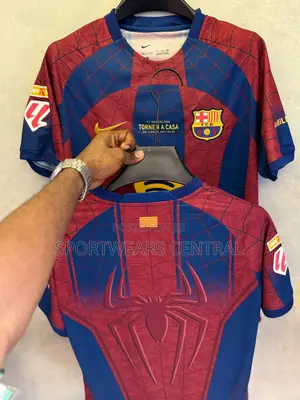 Barca Spider-Man Special Edition Kit Barcelona Spider-Man Jersey