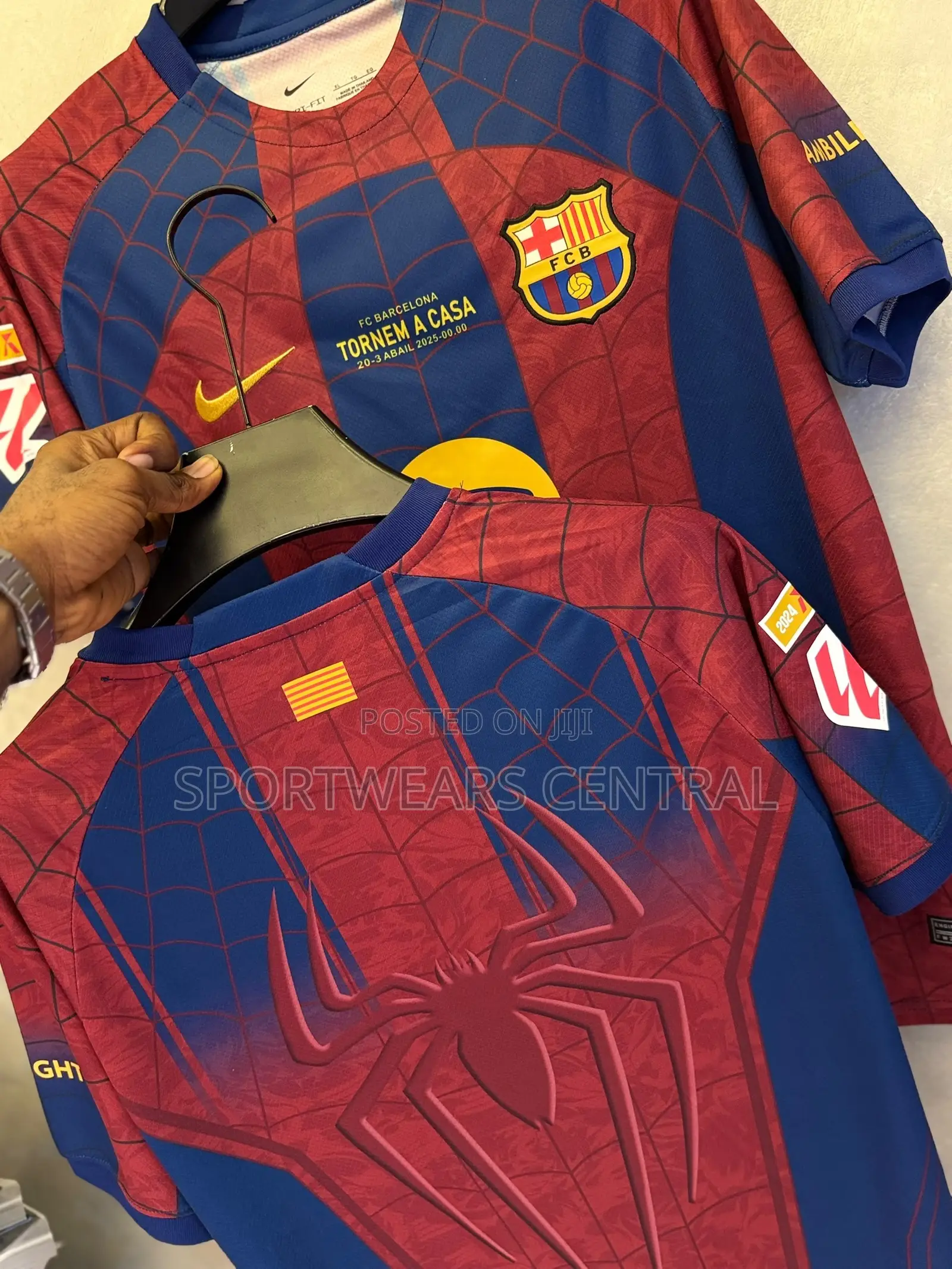 Barca Spider-Man Special Edition Kit Barcelona Spider-Man Jersey