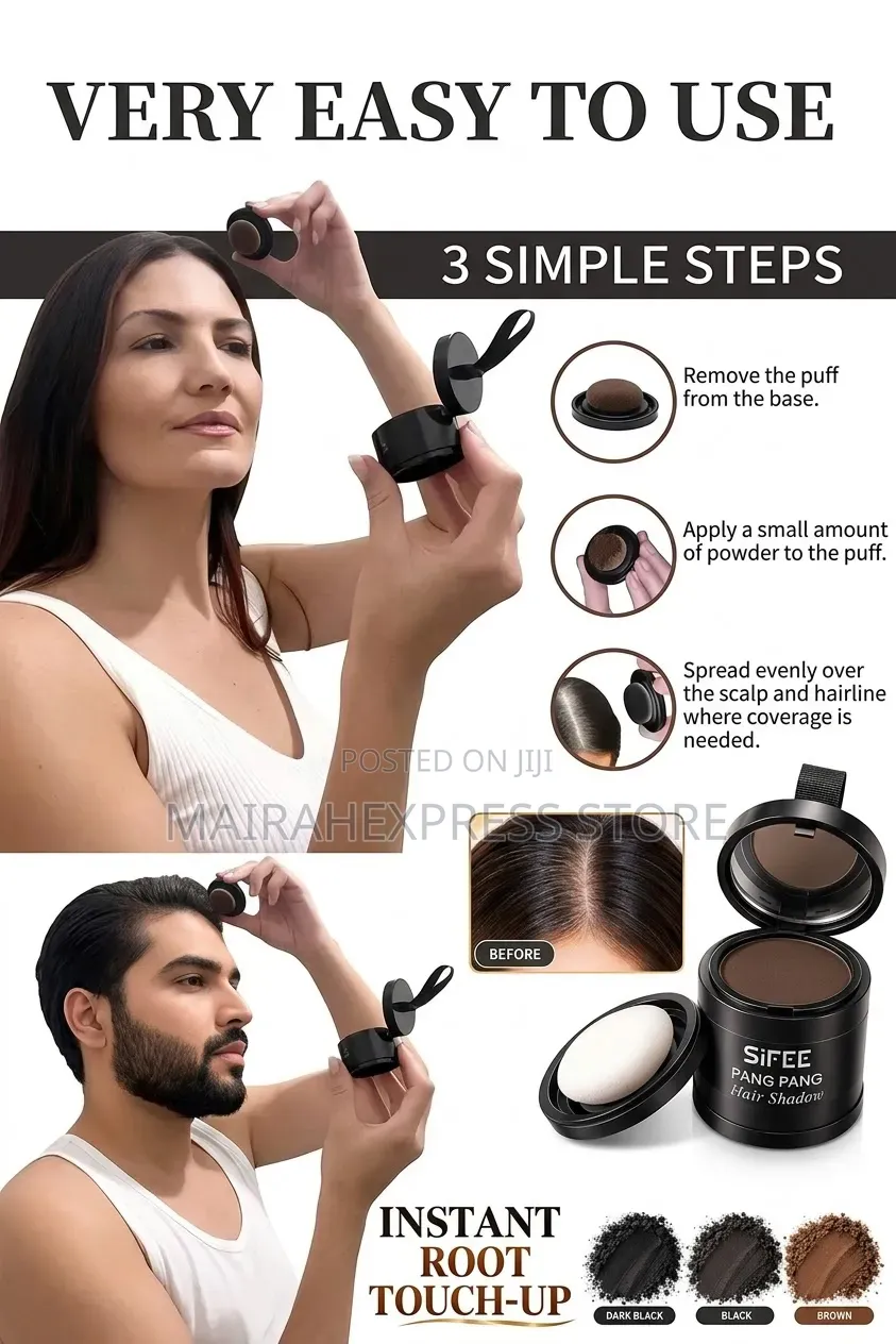 Sifee Full Hair Instant Root Touch Up Podwer (Hair Shadow)