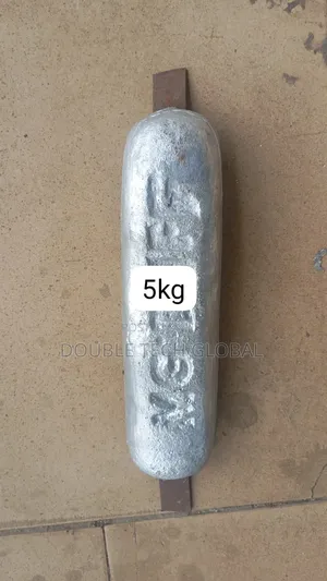 Zinc Sacrificial Anode 5kg With Steel Wedge for Ship / Boat / Marine