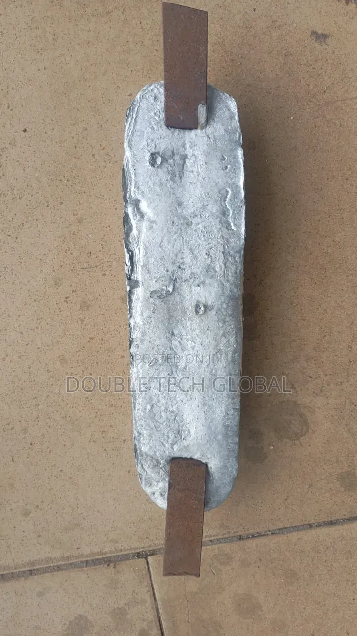 Zinc Sacrificial Anode 5kg With Steel Wedge for Ship / Boat / Marine