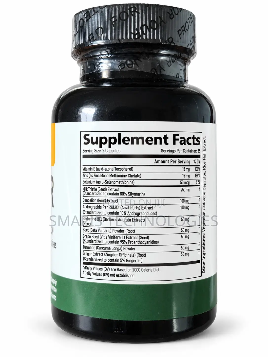 Liver Cleanse & Detox Capsules – Milk Thistle, Dandelion, 70 Capsules