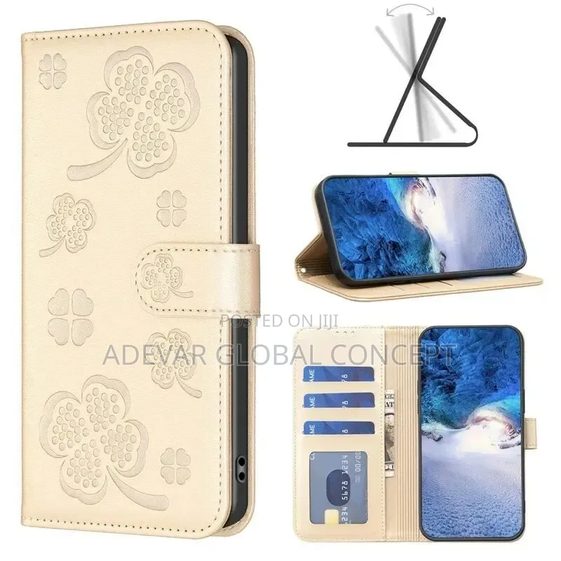 Wallet Flip Case Cover for Oppo A93 5G 3D Lucky Grass Protect Pouch