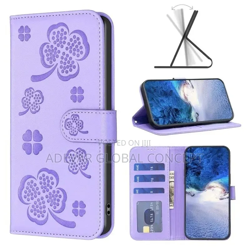 Wallet Flip Case Cover for Oppo A93 5G 3D Lucky Grass Protect Pouch