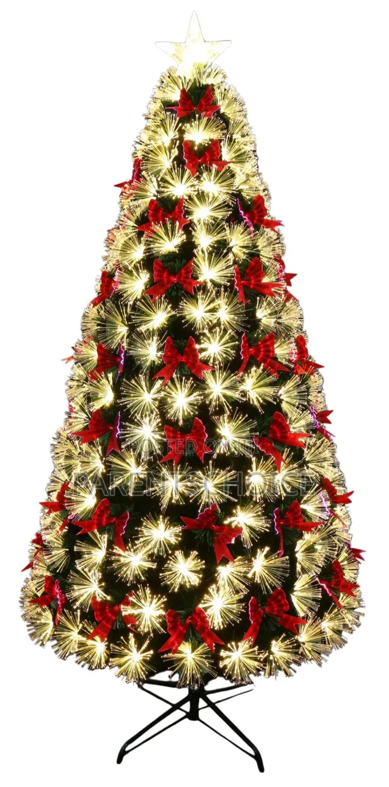 Starlight Ribbon Christmas Tree With Light - 5ft / 6ft /7ft