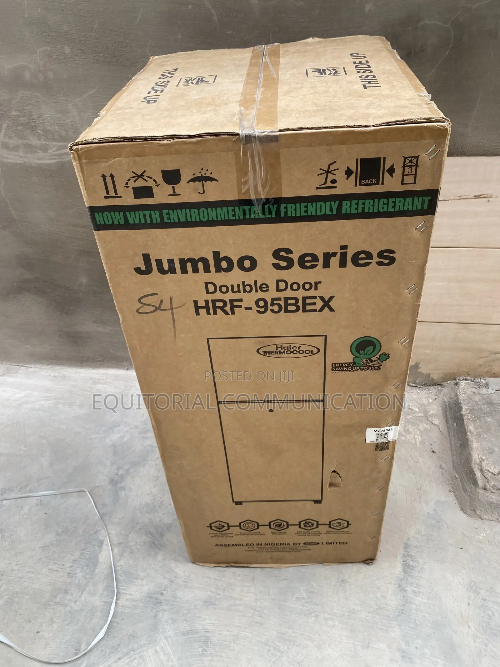 Hair Thermocool Jumbo 95L Double Door Fridge HRF-95BEX