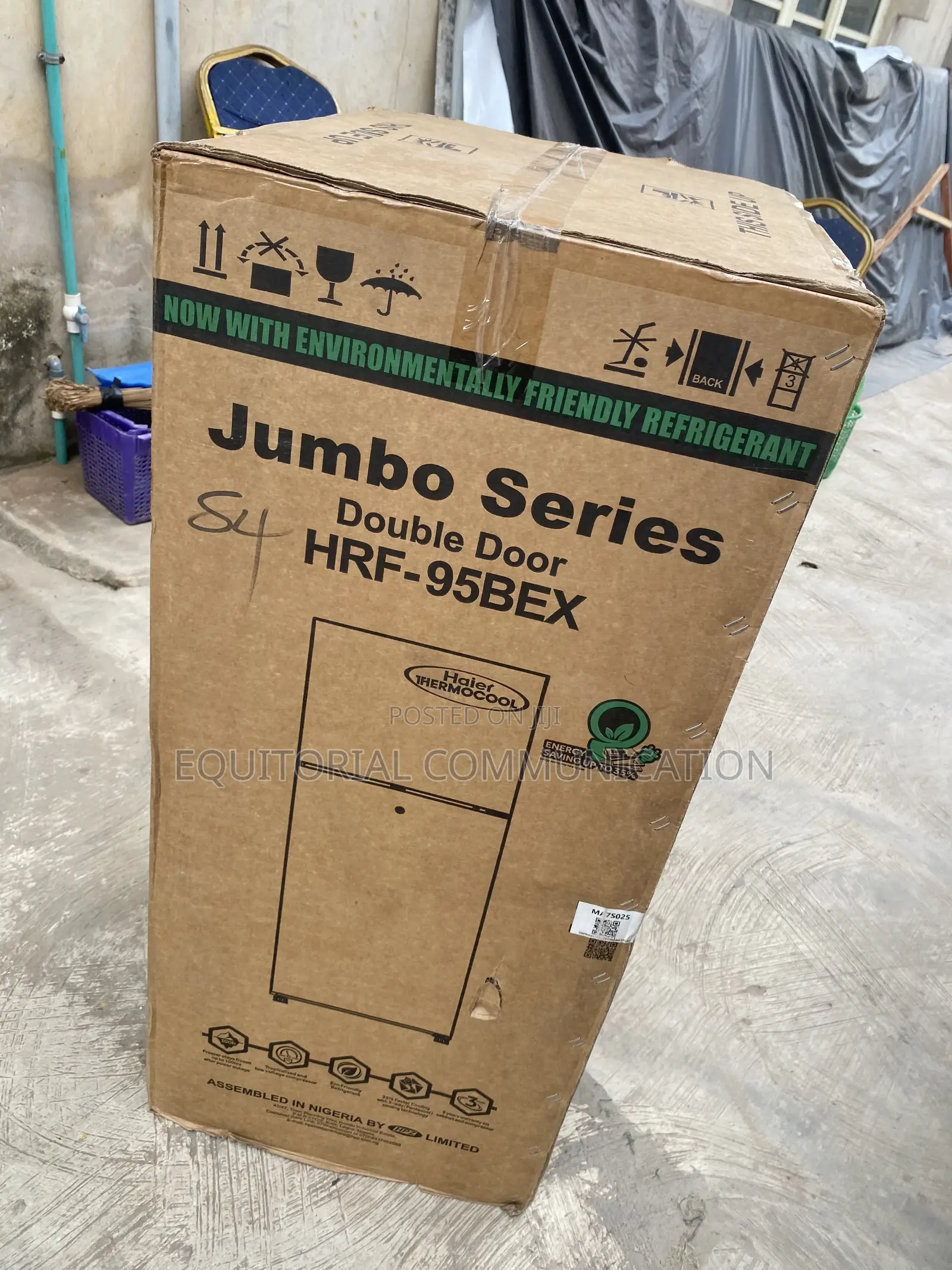 95L Hair Thermocool Jumbo Series Double Door Fridge