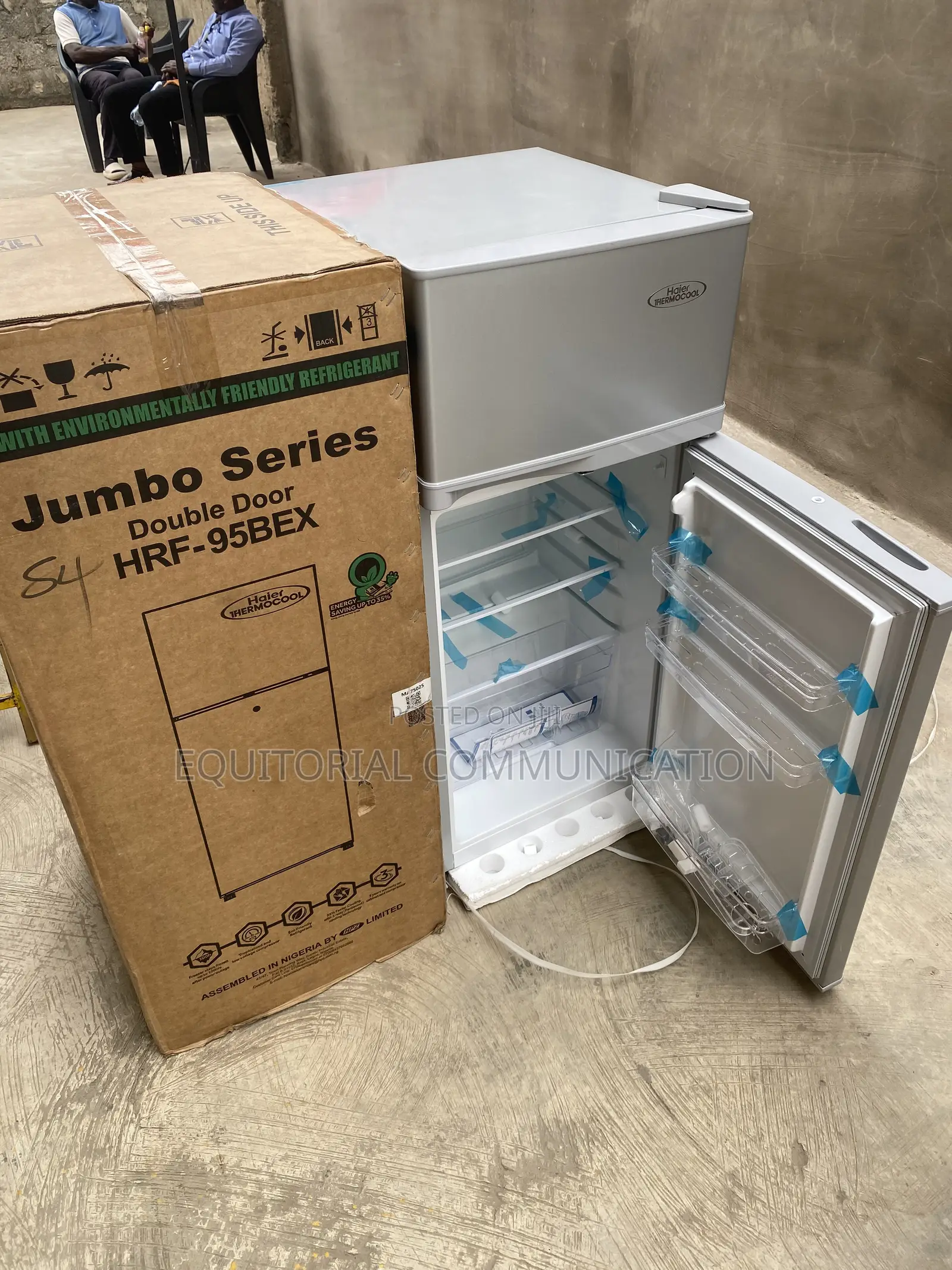 Haier Thermocool 95L Jumbo Series Two-Door Fridge