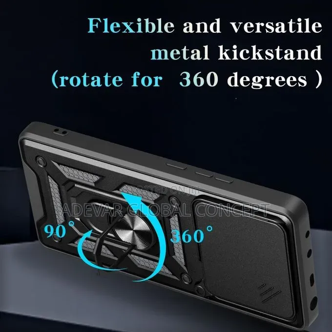 Tecno Camon 30S Pro Sliding Camera Cover Design TPU+PC Phone Pouch
