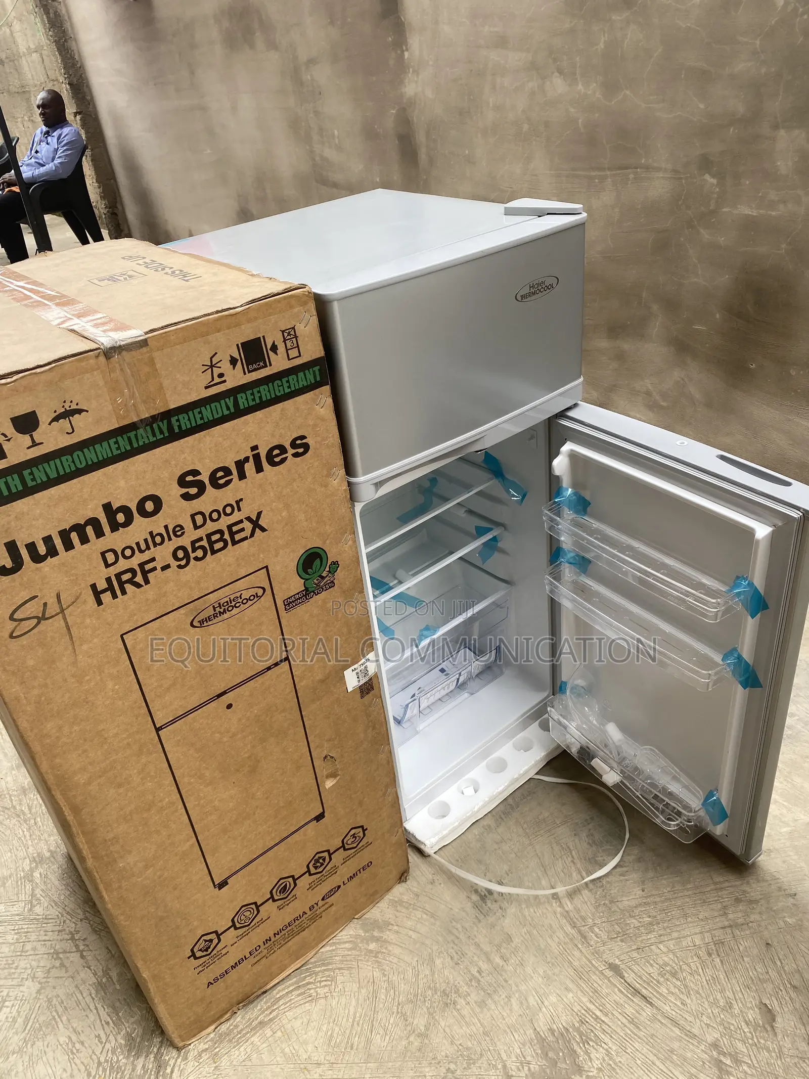 95L Hair Thermocool Jumbo Series Home Cooling Fridge