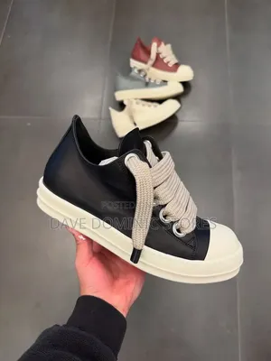 Rick Owens Hollywood Jumbo Laced Sneakers