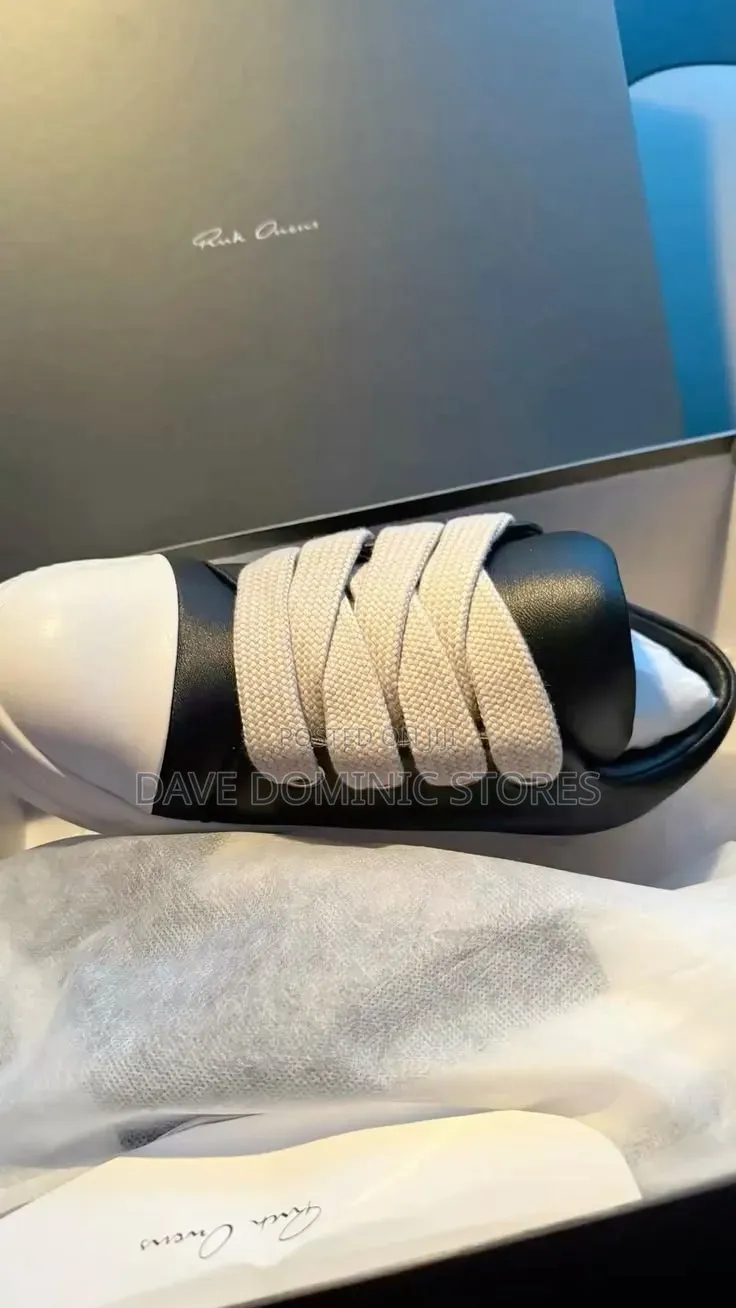 Rick Owens Hollywood Jumbo Laced Sneakers