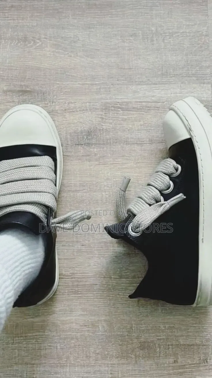 Rick Owens Hollywood Jumbo Laced Sneakers