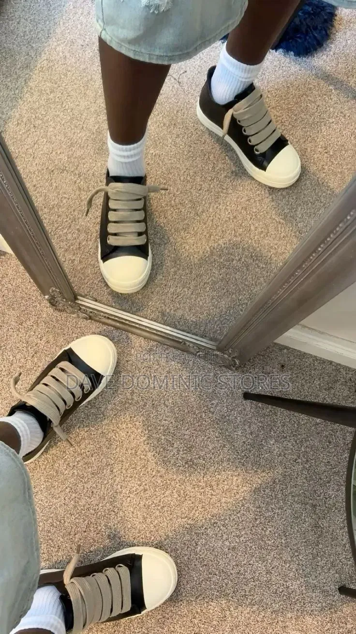 Rick Owens Hollywood Jumbo Laced Sneakers
