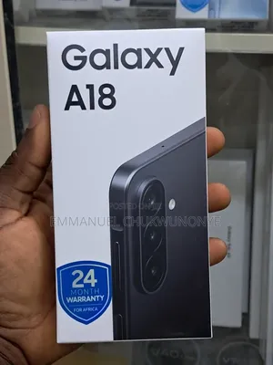 New Samsung Galaxy A18 128 GB Black
